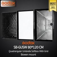 ราคา Godox Softbox SB GUSW 80 120 cm Quad Umbrella Softbox With Grid Bowen Mount (23113135131)