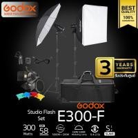 ราคา Godox Studio Flash E300 F SET ชุดไฟสตูดิโอ 300W 5600K รับประกันศูนย์ Godox Thailand 3ปี (24007559228)