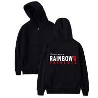 ราคา Rainbow Six Siege เสื้อฮู้ดผ้าฝ้ายมีซิป Unisex Zipper Hoodie ขนาดใหญ่ 4XL 639 (1536030654)