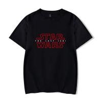 ราคา เสื้อยืดแขนสั้น ผ้าฝ้าย พิมพ์ลาย Star Wars สไตล์ฮิปฮอป ขนาดใหญ่ สําหรับผู้ชาย และผู้หญิง ไซซ์ XXS 4XL 2124 (838162568)
