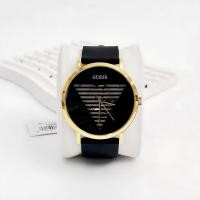 ราคา Guess Idol Black Dial Round Case Analog Men Watch GW0503G1 (27258153478)