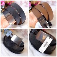 ราคา Coach Plaque Buckle Cut To Size Reversible Belt 38 Mm เข็มขัด เส้นใหญ่ กลับได้ใช้ได้ style no 101 CQ012 (24119743917)