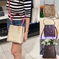 ราคา แท้ BUCKET 8 COACH SMALL TOWN BUCKET BAG IN SIGNATURE CANVAS (15351712960)