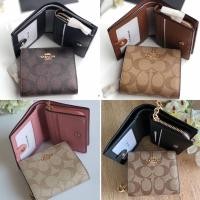 ราคา Coach แท้ กระเป๋าสตางค์ 2 พับใบสั้น SNAP WALLET (12671451235)