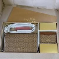 ราคา Coach Boxed Anna Foldover Clutch Crossbody And Card Case Set (22476745918)