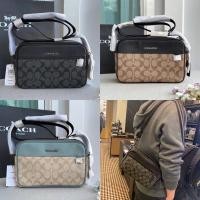 ราคา Coach แท้ กระเป๋าสะพายข้างชาย 2 ซิป สายสะพายปรับได้ค่ะ Graham Crossbody In Signature Canvas (11985684166)