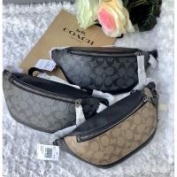 Coach F84711 Warren Mini Belt Bag In Signature Canvas กระเป๋าคาดอก