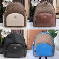 Coach 5671 Court Backpack In Signature Canvas กระเป๋าเป้สะพายหลัง