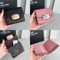 ราคา COACH Eliza Small Wallet In Signature Canvas CP255 CP254 กระเป๋าสตางค์ 2 พับใบสั้น รุ่นใหม่ พร้อมส่งที่ไทย (24215139694)