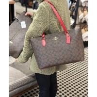ราคา COACH รุ่นใหม่ GALLERY TOTE IN SIGNATURE CANVAS COACH CH504 (24052076335)
