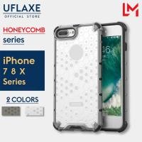 ราคา Uflaxe รังผึ้งกันกระแทก Hard Case สําหรับ Apple iPhone 6 6S Plus iPhone 7 8 Plus iPhone X XS Max XR ป้องกันเต็มเคสใสทนทานฝาหลังป้องกันการกระแทกเคสป้องกัน (24680572230)