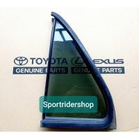 ราคา กระจกหูช้าง กระจกสามเหลี่ยม พร้อมขอบยาง ของแท้ถอด ประตู หลังซ้าย Toyota Sport Rider (20577644973)