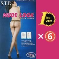 ราคา 6 คู่ Cherilon Nude Look ถุงน่อง นู้ด เชอรีล่อน ขาเรียว ซัพพอร์ท กระชับ เย็นสบาย ทอโปร่งบางทั้งตัว NSB PNUD 6 P (2269885387)