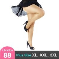 ราคา Cherilon Plus Size ถุงน่อง ถุงน่องคนอ้วน เชอรีล่อน สีเนื้อ 88 กระชับ ใส่สบาย กันเสียดสีเนื้อต้นขา 1 คู่ NSA CHMAX 88 (1281531064)
