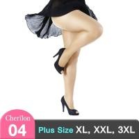 ราคา Cherilon Plus Size ถุงน่อง ถุงน่องคนอ้วน เชอรีล่อน สีเนื้อ 04 บาง กระชับ ทน ใส่สบาย กันเสียดสีเนื้อต้นขา NSA CHMAX 04 (1367474769)