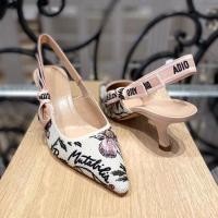 ราคา Dior24ใหม่ผู้หญิงแฟชั่นลำลองรองเท้าแตะส้นสูง sllb (29408119760)