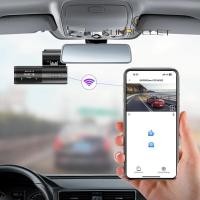 ราคา Uhd 4K 1080P Dash Cam WiFi Dual Lens Car DVR Loop Recording Driving Recorder ด้านหน้าด้านหลังกล้อง GPS ติดตาม Mirrorlink sunriselet th (28457095421)