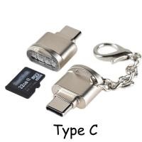 ราคา MicroSD TF Card Reader to Type c OTG adapter การ์ดรีดเดอร์ ตัวอ่าน SD card (23927377504)