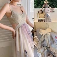 ราคา M DERNเดรส ชุดเดรสใส่ไปทะเลดีเทลหรูคุมโทน พร้อมส่ง (15782728532)
