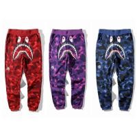 ราคา ใส่ถนนญี่ปุ่น BAPE สไตล์ร้อนหัวฉลาม Ape Head กางเกง 3D พิมพ์เสื้อกันหนาว Sweatpants กางเกงกีฬาลําลอง (24729073537)