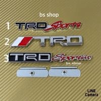 ราคา โลโก้ TRD ติดกระจังหน้ารถ Toyota งานโลหะ ราคาต่อชุด (4543716248)