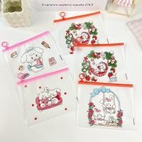 ราคา การ์ตูนกระเป๋าซิปความจุขนาดใหญ่กระเป๋าดินสอพลาสติกนักเรียนแฟ้มกระเป๋าแมวปิดผนึกตนเองถุงเก็บ (26807113068)