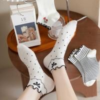 ราคา พร้อมส่ง ถุงเท้าข้อสั้น เนื้อผ้านุ่มสบาย ระบายอากาศ ไม่อับชื้น สไตล์ญี่ปุ่น (24106140609)