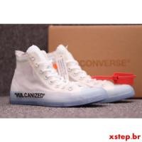 ราคา Off white X Converse Chuck Taylor All Stars 70s 162204ค ท่อกรอบโปร่งใสสําหรับผู้ชายผ้าใบลําลองผู้ (27007998662)