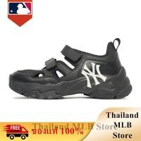 ราคา ของแท้ 100 MLB Bigball CHUNKY Mask Black NY Sandal รองเท้าผู้ชาย รองเท้าผู้หญิง (24929967386)