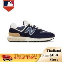ราคา ของแท้ 100 New Balance 574 Navy White Beige Angora รองเท้าผู้ชาย รองเท้าผู้หญิง U574LGBB (27908284942)