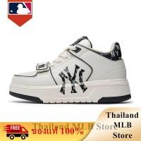 ราคา ของแท้ 100 MLB Chunky Liner Mid Heel Classic Monogram NY รองเท้าผู้ชาย รองเท้าผู้หญิง (25029972332)