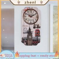 ราคา สินค้ายอดนิยม Zhenl นาฬิกาติดผนังรูปทรงสี่เหลี่ยมผืนผ้าสไตล์ยุโรปสำหรับตกแต่งบ้าน นาฬิกาติดผนัง สไตล์วินเทจ ขนาด เส้นผ่าศูนย์กลานาฬิกาแขวนผนัง นาฬิกาแขวนตกแต่งห้องนั่งเล่น นาฬิกาตกแต่งบาร์ (2798383999