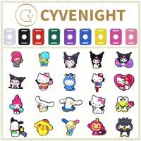 ราคา สต๊อกพร้อมน่ารัก Sanrio การ์ตูน Yugui สุนัข Kuromi Hello Kitty Graffiti Series รองเท้า Charms สําหรับ Crocs Clogs DIY ตกแต่ง Jibbitz รองเท้าดอกไม้อุปกรณ์ตกแต่งรองเท้าขายส่ง (20225978495)