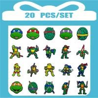 ราคา ของขวัญฟรี Upon ซื้อ20 ชิ้น เซ็ตใหม่การ์ตูนนินจาเต่า Series Theme รองเท้า Charms Jibbitz สําหรับ Crocs ฟองสไลด์รองเท้าแตะ PVC รองเท้าตกแต่ง DIY อุปกรณ์เสริม (29708513290)