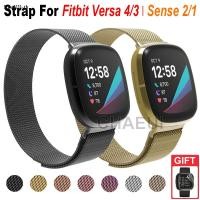 ราคา Lzbao111 สายสแตนเลสสําหรับสมาร์ทวอทช์ Fitbit Versa 4 3 Sense 2 (25384945490)