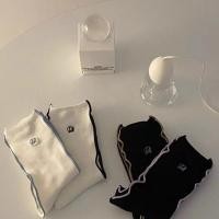 ราคา Pre10 15วัน ถุงเท้าข้อยาว ถุงเท้าแฟชั่นแต่งระบายเกาหลี 1คู่ (27607613644)