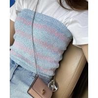 ราคา PRE 10 15วัน SALEเสื้อเกาะอกไหมพรม แบรนด์GROVE เกาหลี (24702878526)