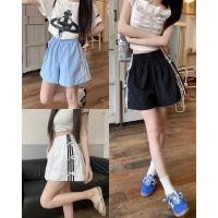 ราคา พร้อมส่ง กางเกงผ้าร่มแทบข้างแต่งโบ (24834063451)
