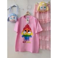 ราคา เสื้อยืดOversize FLOWER CRYสายรุ้ง (25528559232)