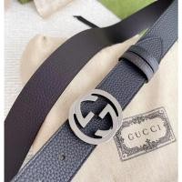 ราคา เข็มขัดอินเทรนด์คลาสสิก Retro Double G ผู้ชายผู้หญิงธุรกิจสบายๆทุกการแข่งขันหนังแท้เข็มขัด Gucci (26457958687)