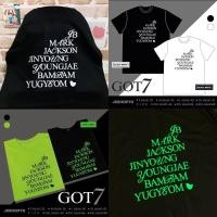 ราคา เสื้อ GOT7 Last piece ขาว ดำ เขียวนีออน (9909960014)