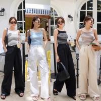 ราคา MINI STYLE SET 530 ฟรีส่ง ชุดเซท2ชิ้น สายเดี่ยวไหมพรม กางเกงผ้าคอตตอน กางเกงเอวสูงหลังยางยืด เสื้อผ้าไหมพรม คอเหลี่ยม (21522632562)