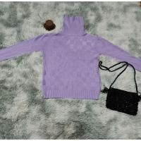 ราคา เสื้อไหมพรมคอเต่า ผ้าดีมากมาก ผ้านิ่ม มือสอง (11261909354)