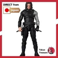 ราคา MAFEX No 203 Captain America WINTER SOLDIER Approximately 155mm in height Non scale pre painted action figure (26853514515)