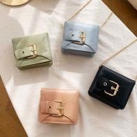 ราคา ลีโอตะ เอวหัวเข็มขัดลิปสติกกระเป๋า มีกระจกมินิ ปู่ กระเป๋าสะพายข้าง ย้อนยุคสไตล์เกาหลีลิปสติกแต่งหน้ากระเป๋าสีทึบโซ่โลหะผู (29908580090)