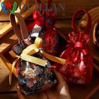 ราคา Quillan กระเป๋าหูรูดดอกไม้จี้มุกผ้าใบกระเป๋าข้อมือ ซาตินหวานโบว์ความจุขนาดใหญ่ถังกระเป๋างานรื่นเริงน้ําตาลกระเป๋า Party (27408025299)