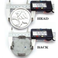 ราคา โปรดวัดขนาดก่อนสั่งซื้อ 1ชิ้น Peugeot เปอโยต์ 60มิล ฝาครอบดุมล้อ ฝาครอบล้อ (23820300833)