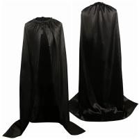 ราคา ฮาโลวีนผู้ใหญ่สีดํา Cape คอสเพลย์เสื้อคลุม Dress Up Party Roleplay ผู้ชายผู้หญิงเครื่องแต่งกายอุปกรณ์เสริมของขวัญ Carnival Party แฟนตาซีชุด (27508709164)