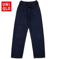 ราคา กางเกงยีนส์ทรงบอย มีเข็มขัด แบรนด์ Uniqlo 24 25 (26707645352)
