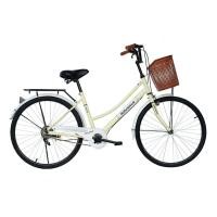 ราคา จักรยานแม่บ้าน ADVANCE CHRYSTAL 24 นิ้ว สีครีม จักรยานแม่บ้าน จักรยาน กีฬาและฟิตเนส CITY BIKE ADVANCE CHRYSTAL 24 CREAM (7637034768)
